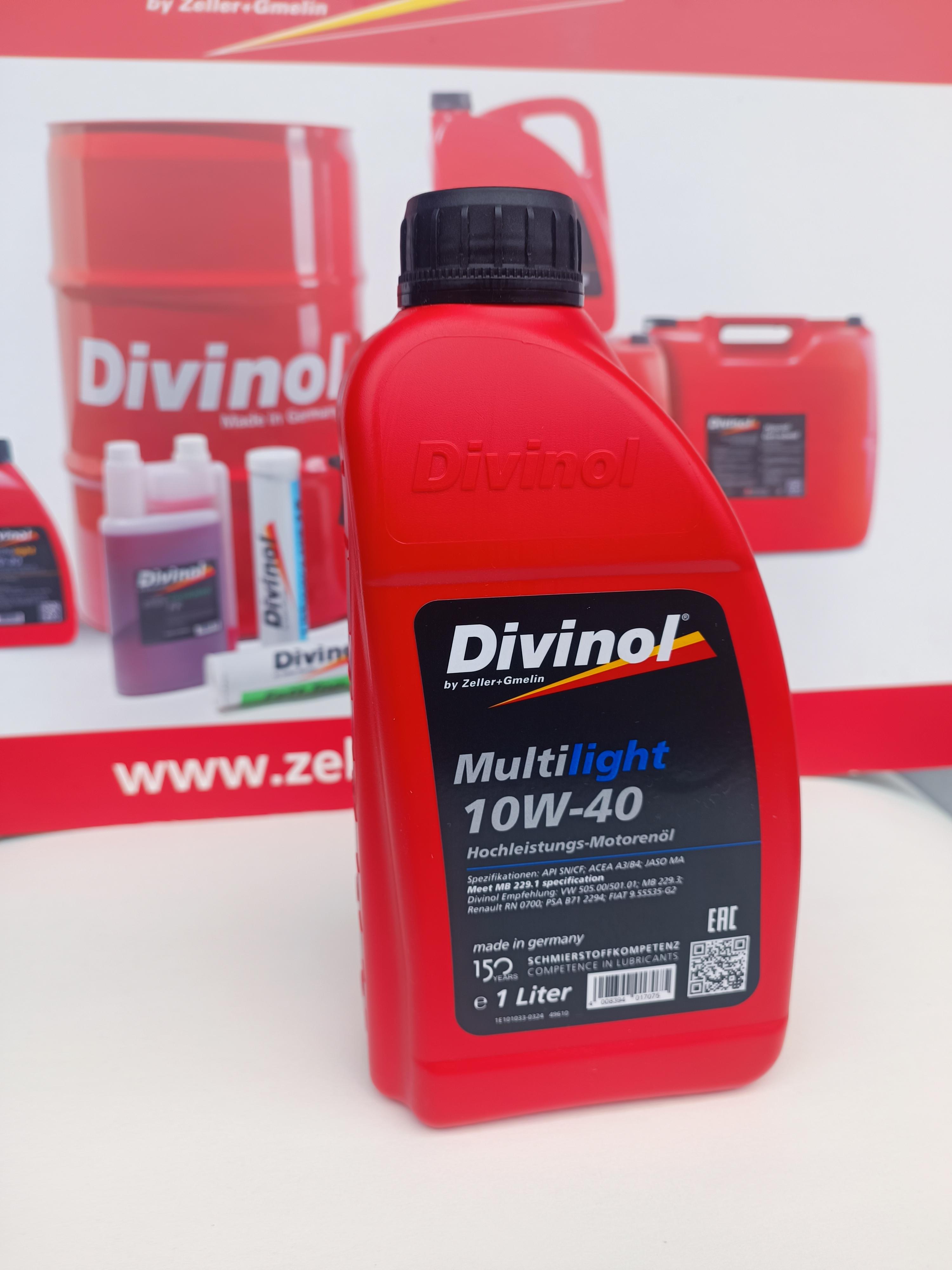 Моторне мастило Divinol Multilight 10W-40 1 л (496101) - фото 6