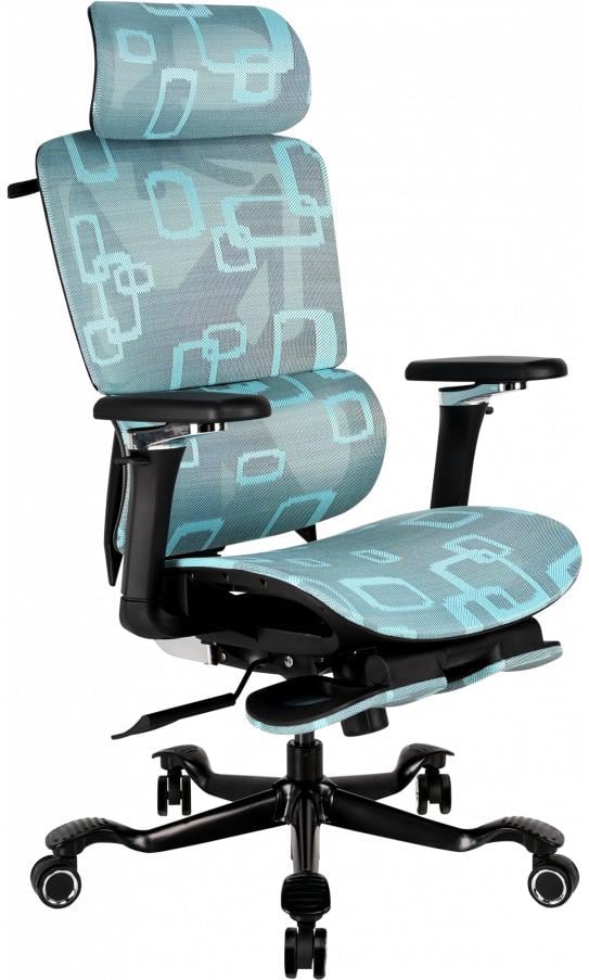 Кресло геймерское GT Racer X-900 Black/Grey/Blue (35938189)