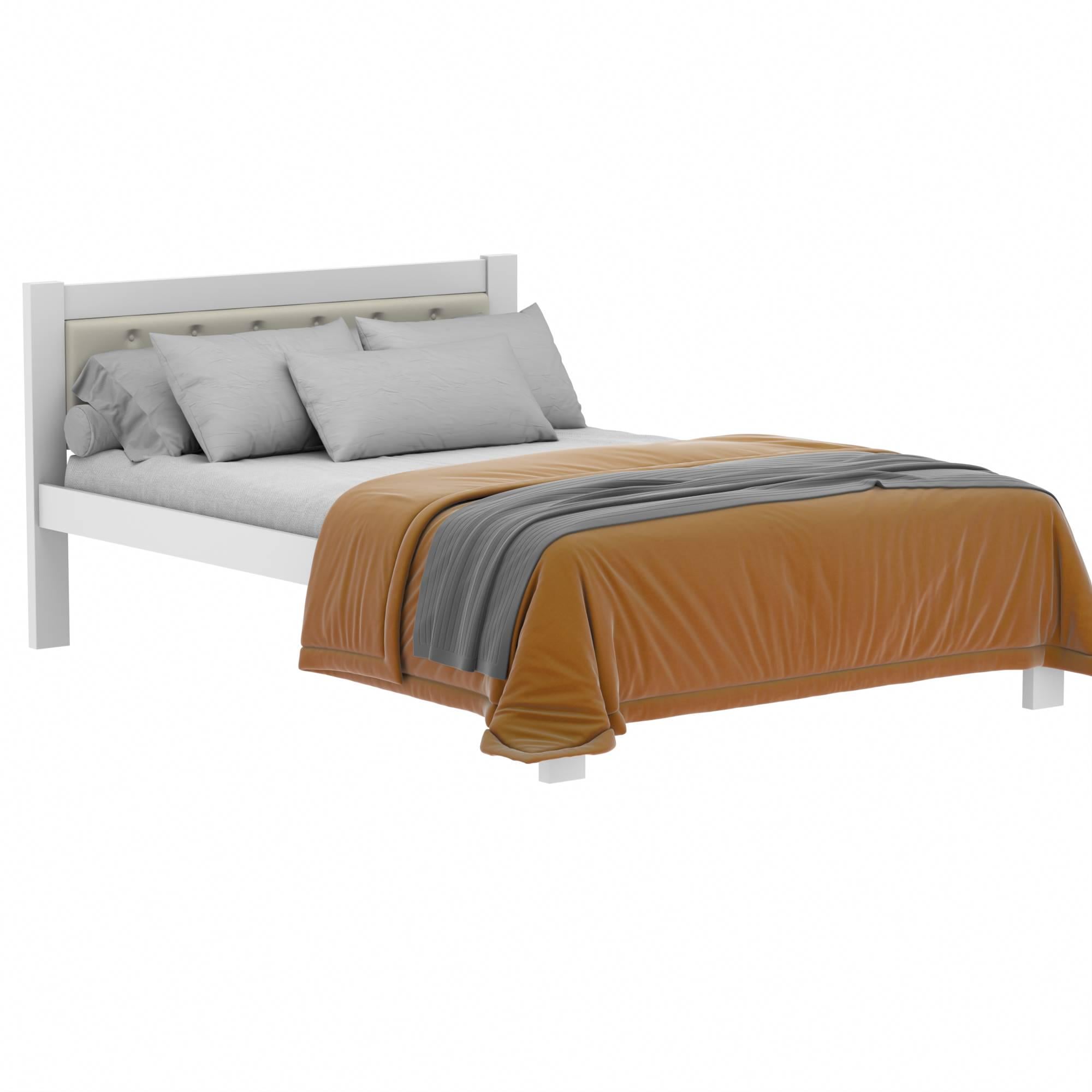 Кровать Версаль J-02 дерево полуторное 140х200 Белый (361761) Кровать Версаль J-02 дерево полуторное 140х200 Белый (361761)