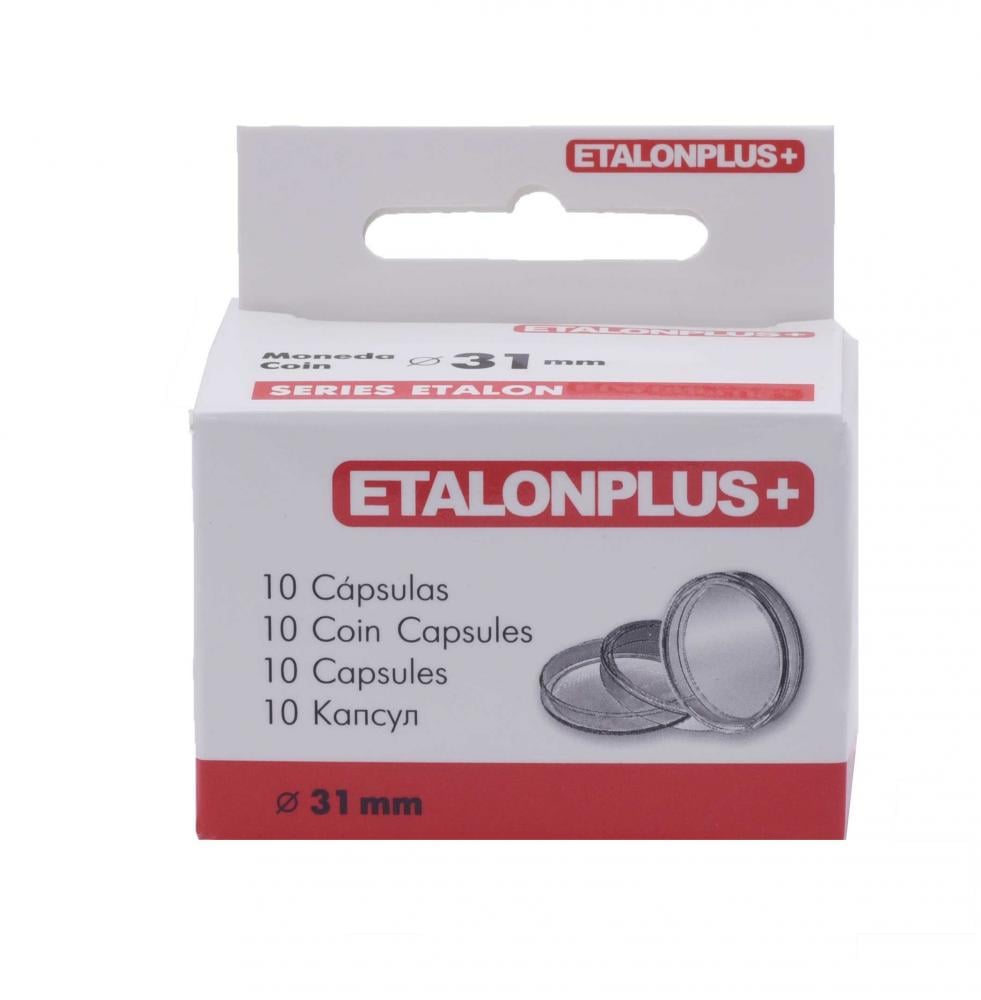 Капсулы Etalonplus для монет 31 мм 10 шт. (А13857)