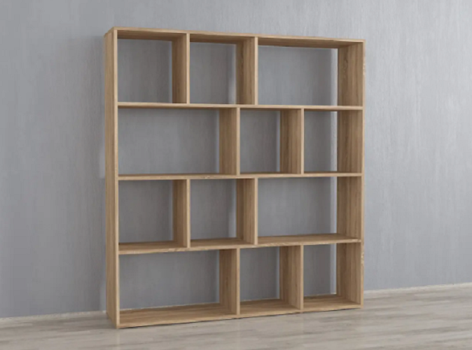 Стелаж-перегородка на 12 комірок Дуб сонома (P83б)