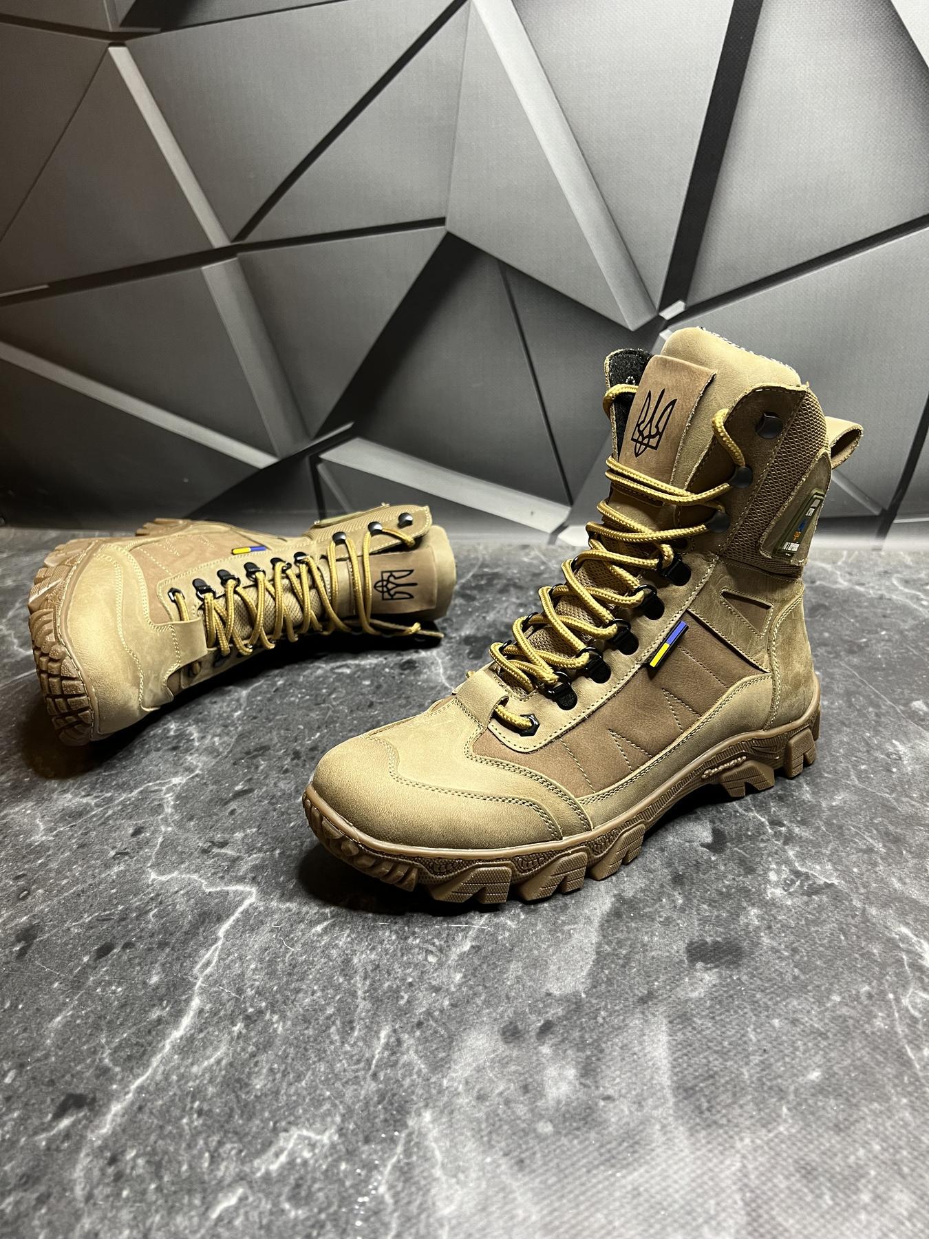 Берці чоловічі із натурального нубука демісезонні р. 42 Койот - фото 2 Берці чоловічі із натурального нубука демісезонні р. 42 Койот - фото 2