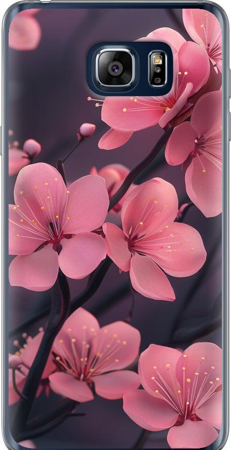 Чехол на Samsung Galaxy Note 5 N920C Пурпурная сакура (6075u-127-42517) Чехол на Samsung Galaxy Note 5 N920C Пурпурная сакура (6075u-127-42517)