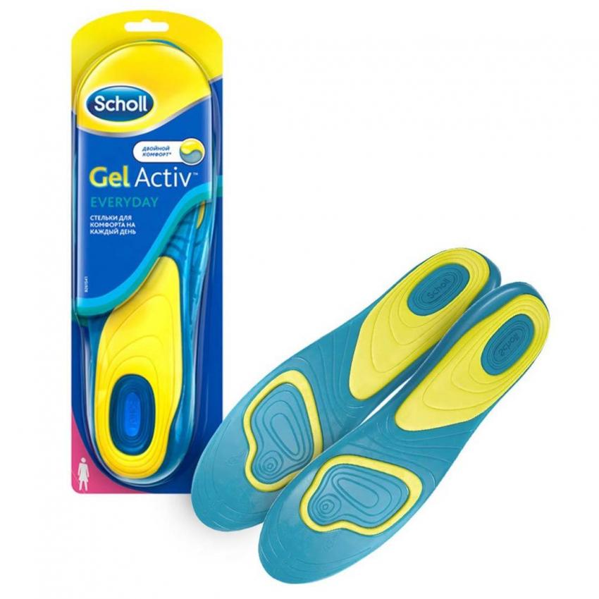 Устілки гелеві Scholls Gel Activ 38-42 обрізні (128672)