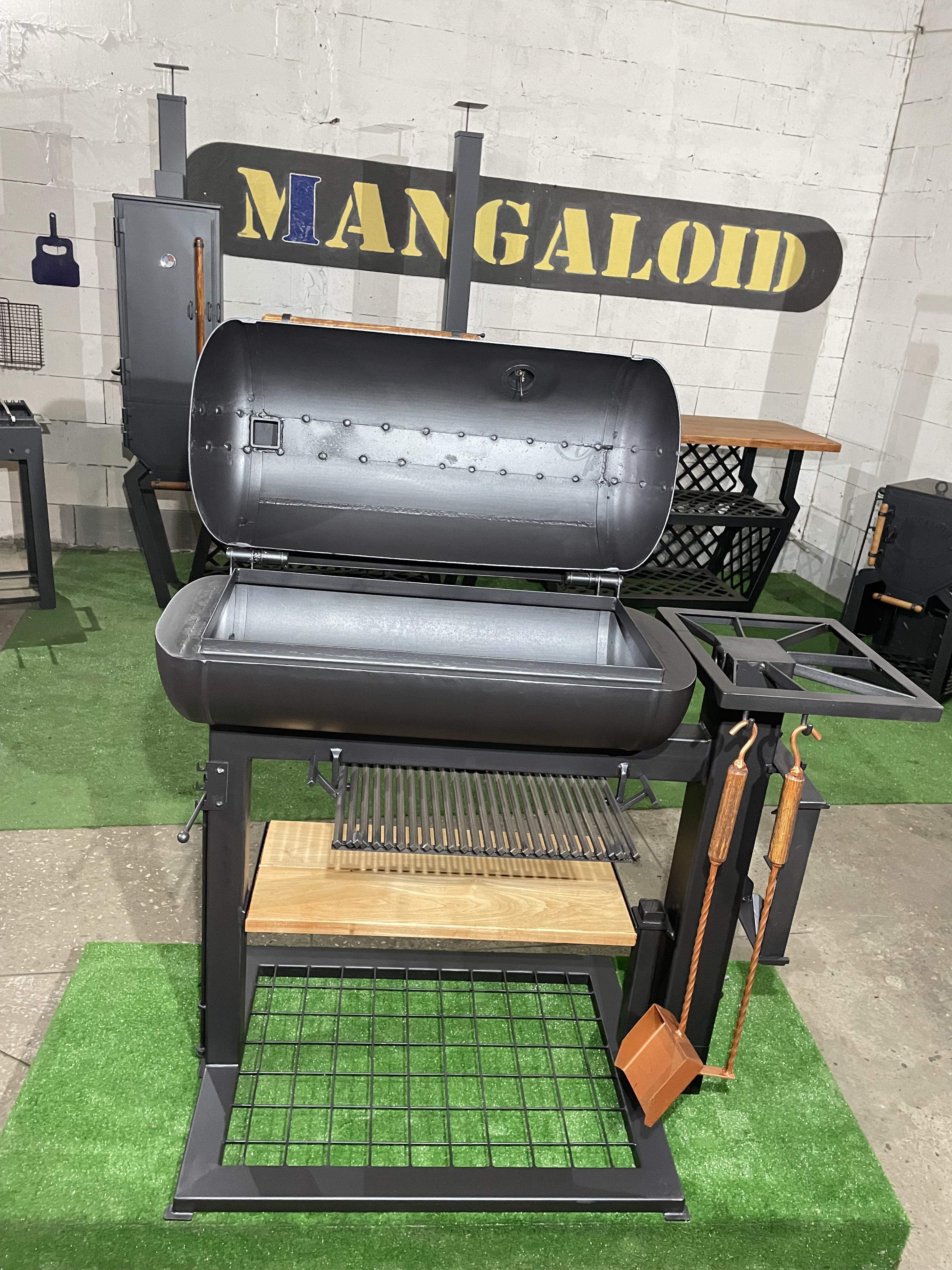Мангал коптильня MANGALOID с рективной печью (4) - фото 2 Мангал коптильня MANGALOID с рективной печью (4) - фото 2