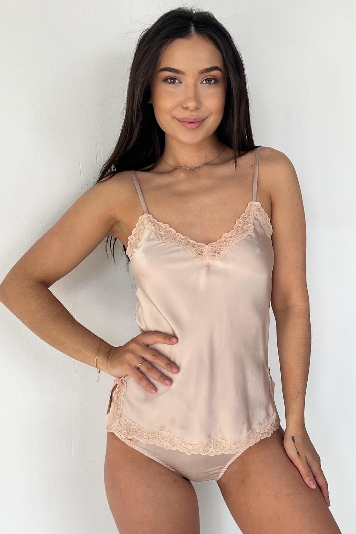 Пижама женская Silk Kiss Левадия S Бежевый (12765529) Пижама женская Silk Kiss Левадия S Бежевый (12765529)