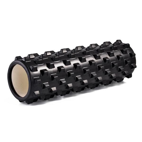 Масажний ролик EasyFit Grid Roller Pro 45 см Чорний (EF-GRPro45BK)