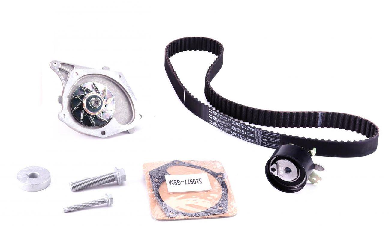 Комплект ГРМ і помпа GATES Renault Kangoo 1.5dCi 01- 123x27 помпа 65505 (KP25578XS-3)