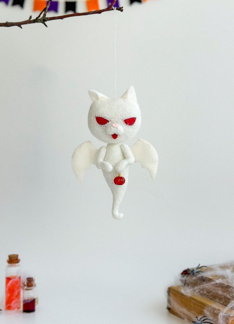 Игрушка Кот-призрак с тыквой (29528484) - фото 5 Игрушка Кот-призрак с тыквой (29528484) - фото 5