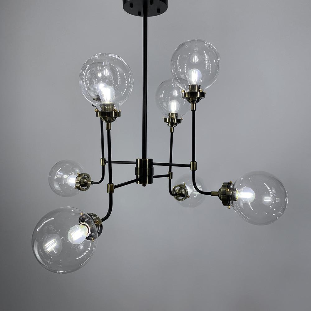 Люстра стельова на 8 плафонів в стилі Loft (MJ 79/8) - фото 7