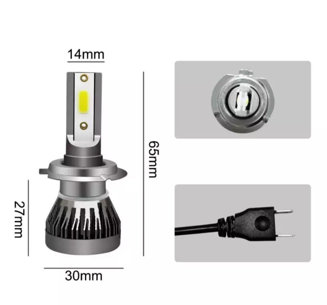 Лампи автомобільні світлодіодні з цоколем H1 90 Вт 6000 lm - фото 8