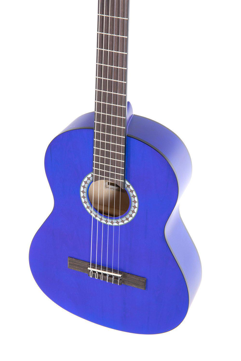 Классическая гитара GEWA Basic 3/4" Transparent Blue (G-PS510145) - фото 4 Классическая гитара GEWA Basic 3/4" Transparent Blue (G-PS510145) - фото 4
