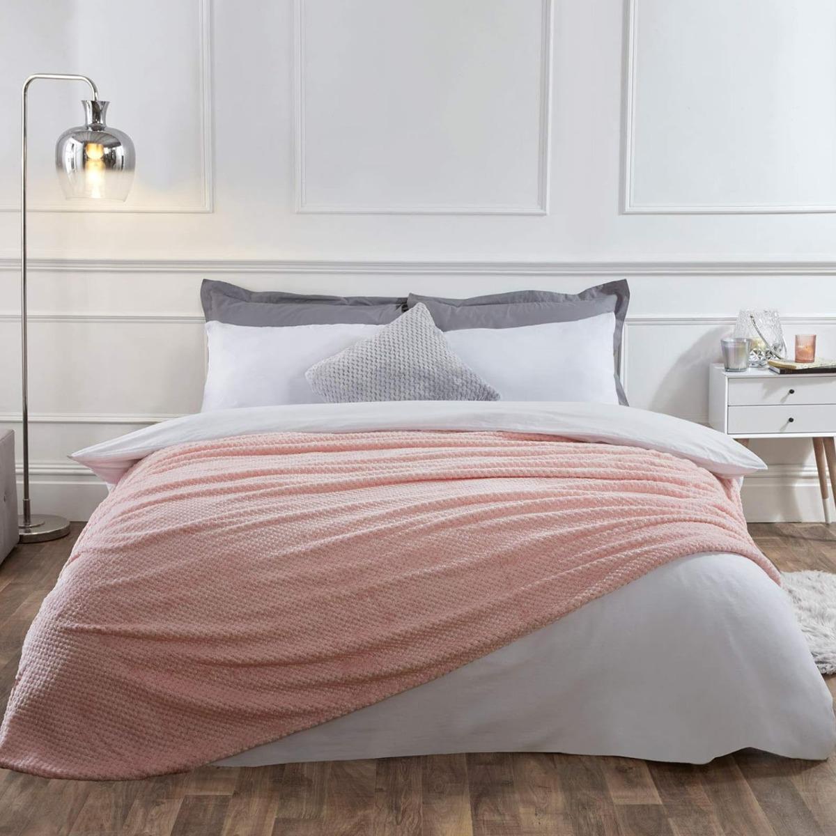 Плед Koloco Бамбук евро 200х220 см Розовый (38473) Плед Koloco Бамбук евро 200х220 см Розовый (38473)