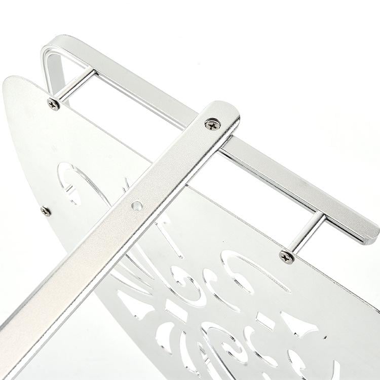 Полка 2-х ярусная угловая нержавейка/алюминий (NB-1036-2) - фото 4 Полка 2-х ярусная угловая нержавейка/алюминий (NB-1036-2) - фото 4