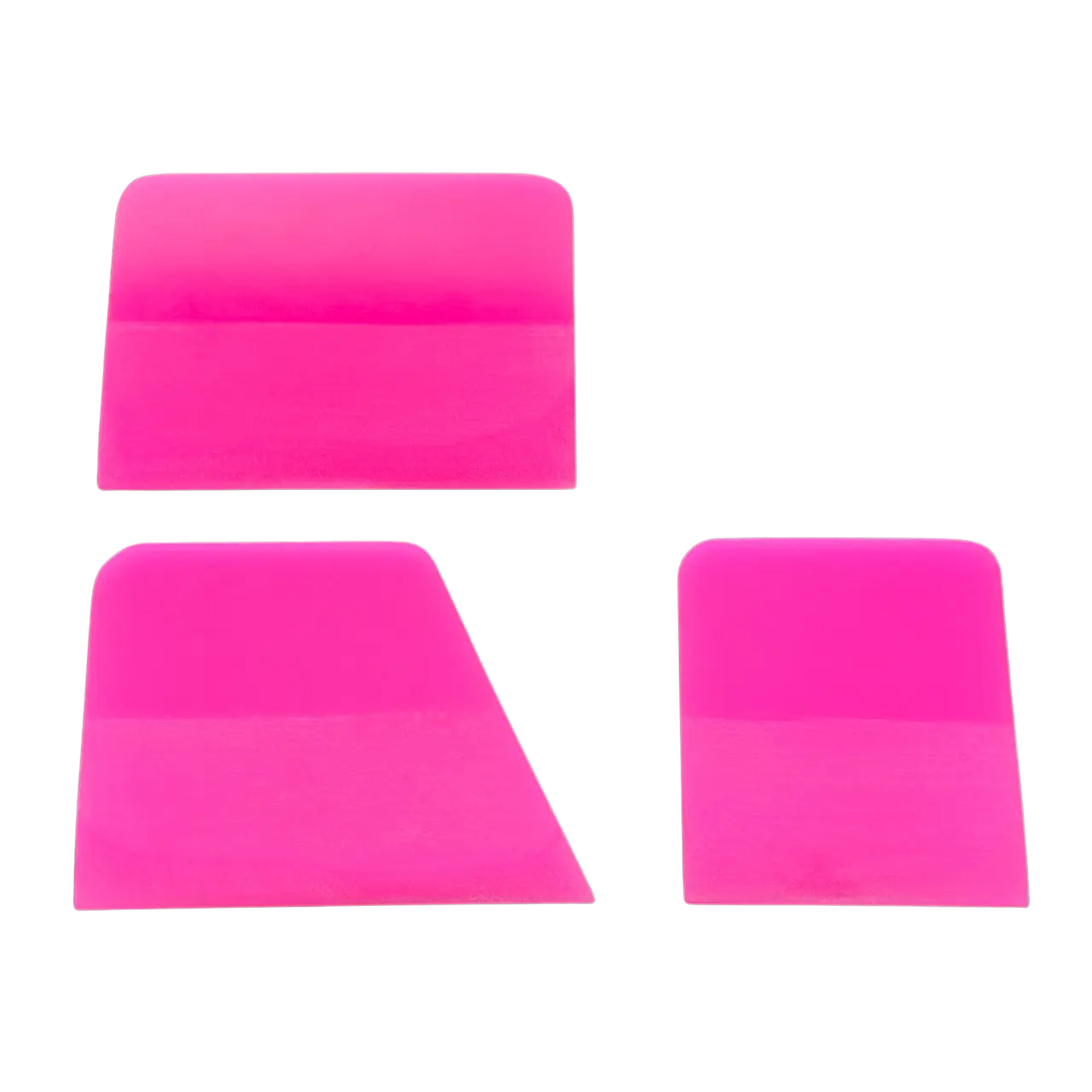 Набір поліуретанових ракелів для роботи з антигравійними плівками Рожевий (32696789)