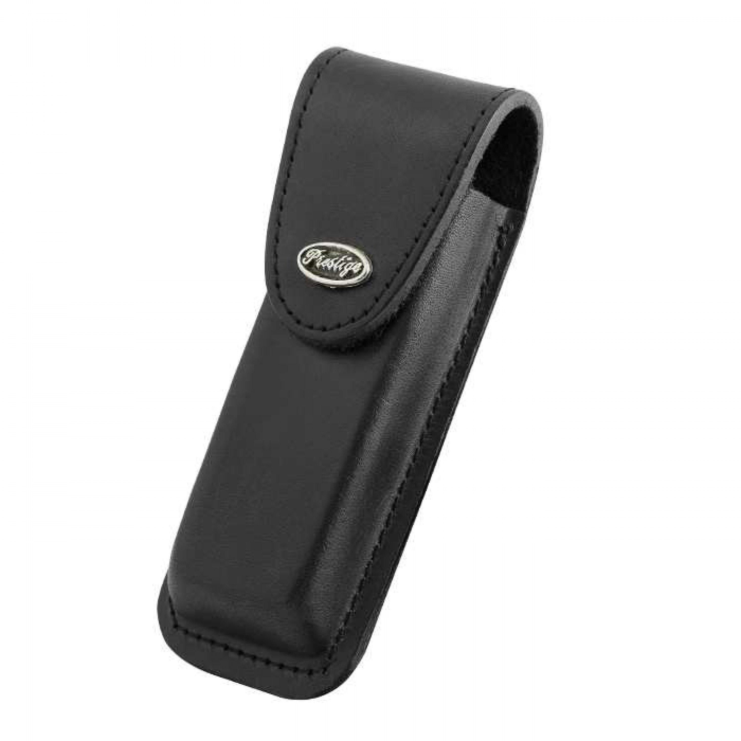 Чехол для ножа Grand Way натуральная кожа на кнопке Черный (210GW)