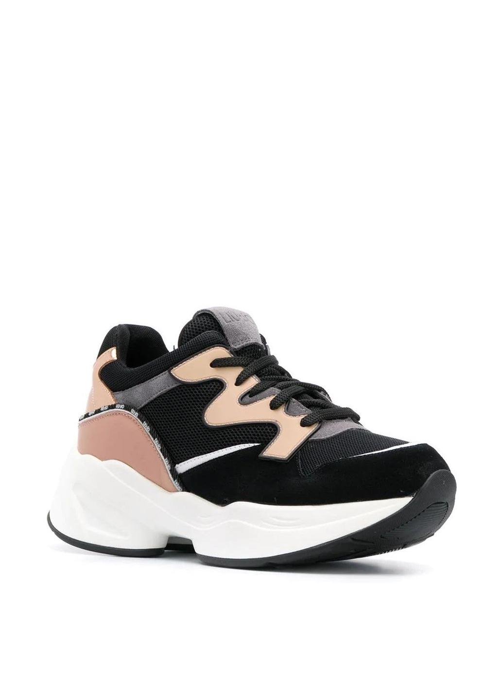 Кроссовки женские LIU-JO JOG 09 SNEAKER р. 39 Черный/Бежевый (B69041PX044S1007)