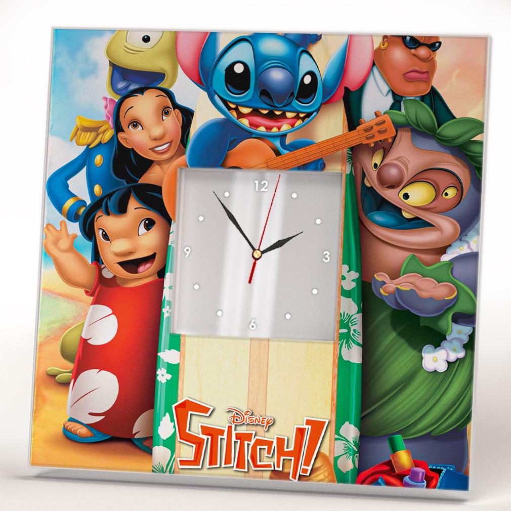 Часы Мультфильм ''Лило и Стич'' 260x260 мм (C04520)