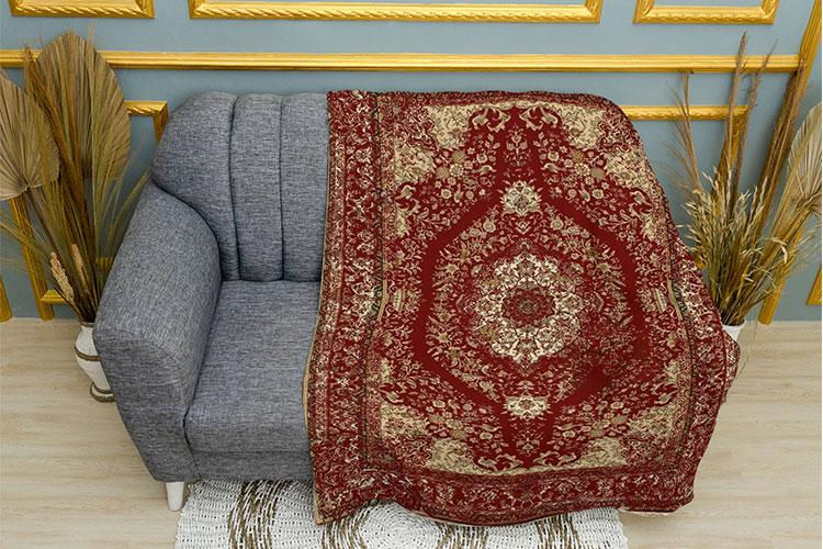 Плед PromoZP Старый бабушкин ковер плюш однослойный 135х150 см (102411-3)