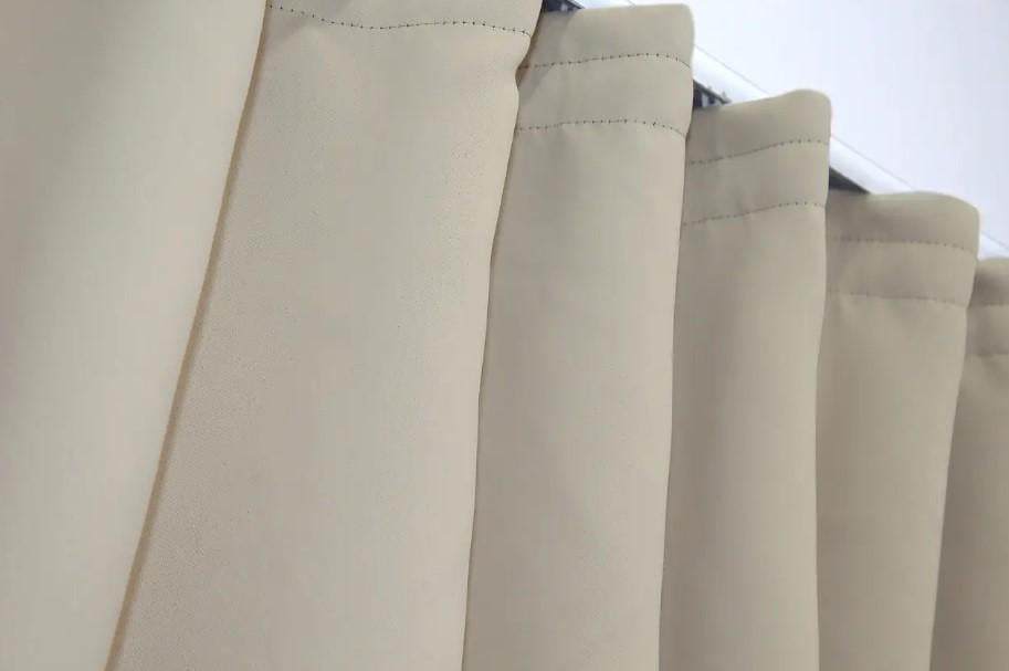 Шторки на кухню/балкон з ламбрекеном 270х170 см Рожево-золотистий/Бежевий (073к) - фото 3