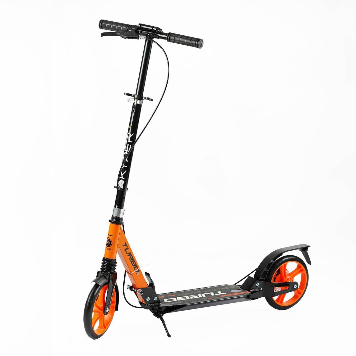 Самокат дитячий Skyper Turbo TR-15100 сталева рама ручне дискове гальмо (17627630)