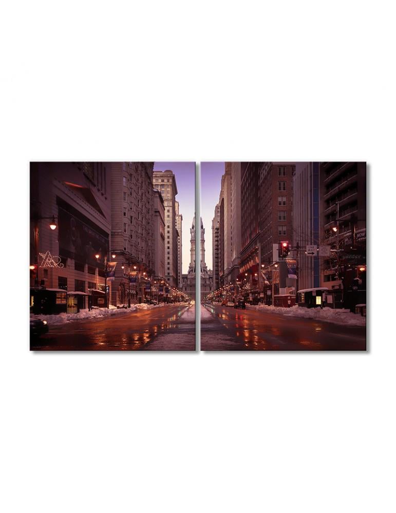 Картина модульная Сити-холл Филадельфии 2 модуля 70x105 см Картина модульная Сити-холл Филадельфии 2 модуля 70x105 см