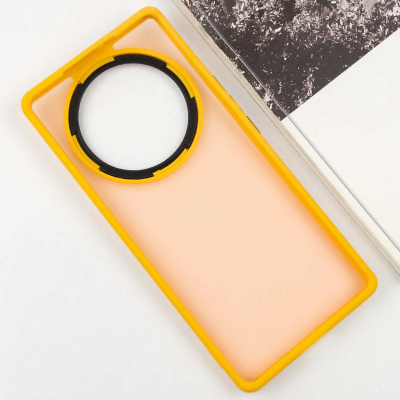 Противоударный чехол TPU+PC Lyon Frosted для Motorola Moto E40 Orange - фото 3