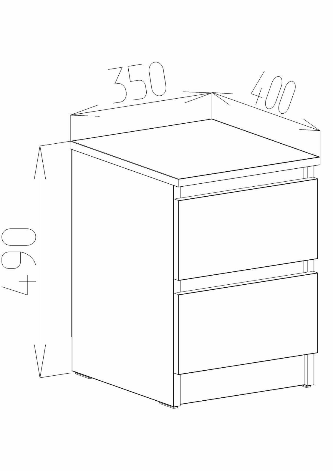 Комод напольный MEBLIBUD ELISA с выдвижными ящиками 35x40x49 см Белый - фото 4 Комод напольный MEBLIBUD ELISA с выдвижными ящиками 35x40x49 см Белый - фото 4