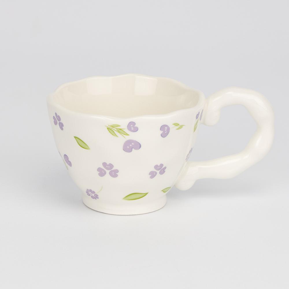 Чашка з блюдцем Фіалкова ніжність 150 мл (9295-018) - фото 3