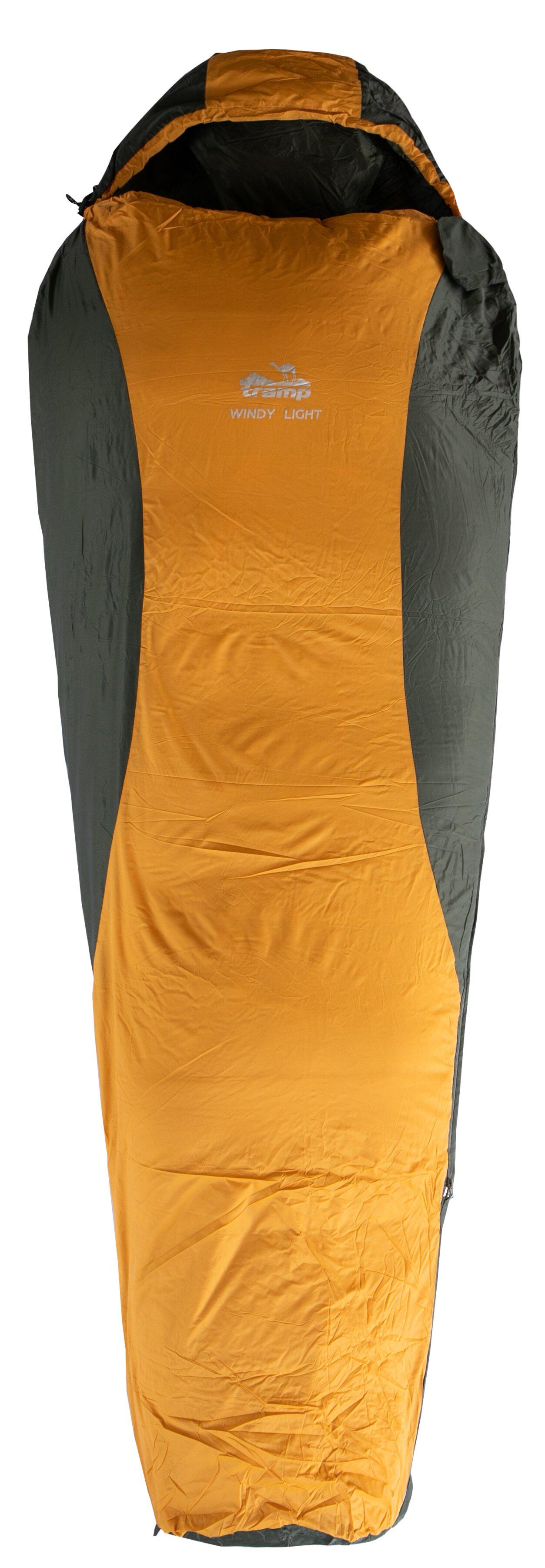 Спальный мешок Tramp Windy Light кокон правый Оранжево-серый (TRS-055-R)