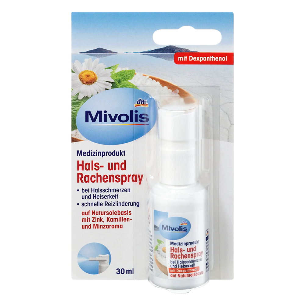 Спрей для горла и глотки DM Mivolis Hals und Rachenspray 30 мл (EPI-15102025-1312)