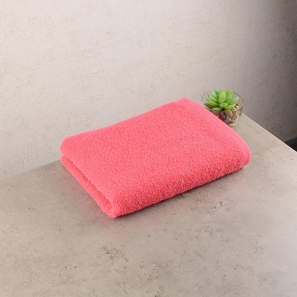Полотенце махровое для рук и лица GM Textile 40х70 см Коралловый