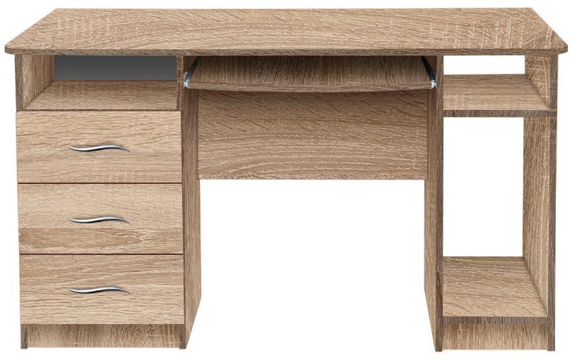 Стол компьютерный МАКСИ-МЕбель Кент плюс 1300 Дуб сонома (8084)