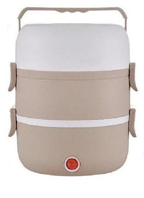 Ланч-бокс трисекційний круглий із нержавіючої сталі 1500 мл (7376)