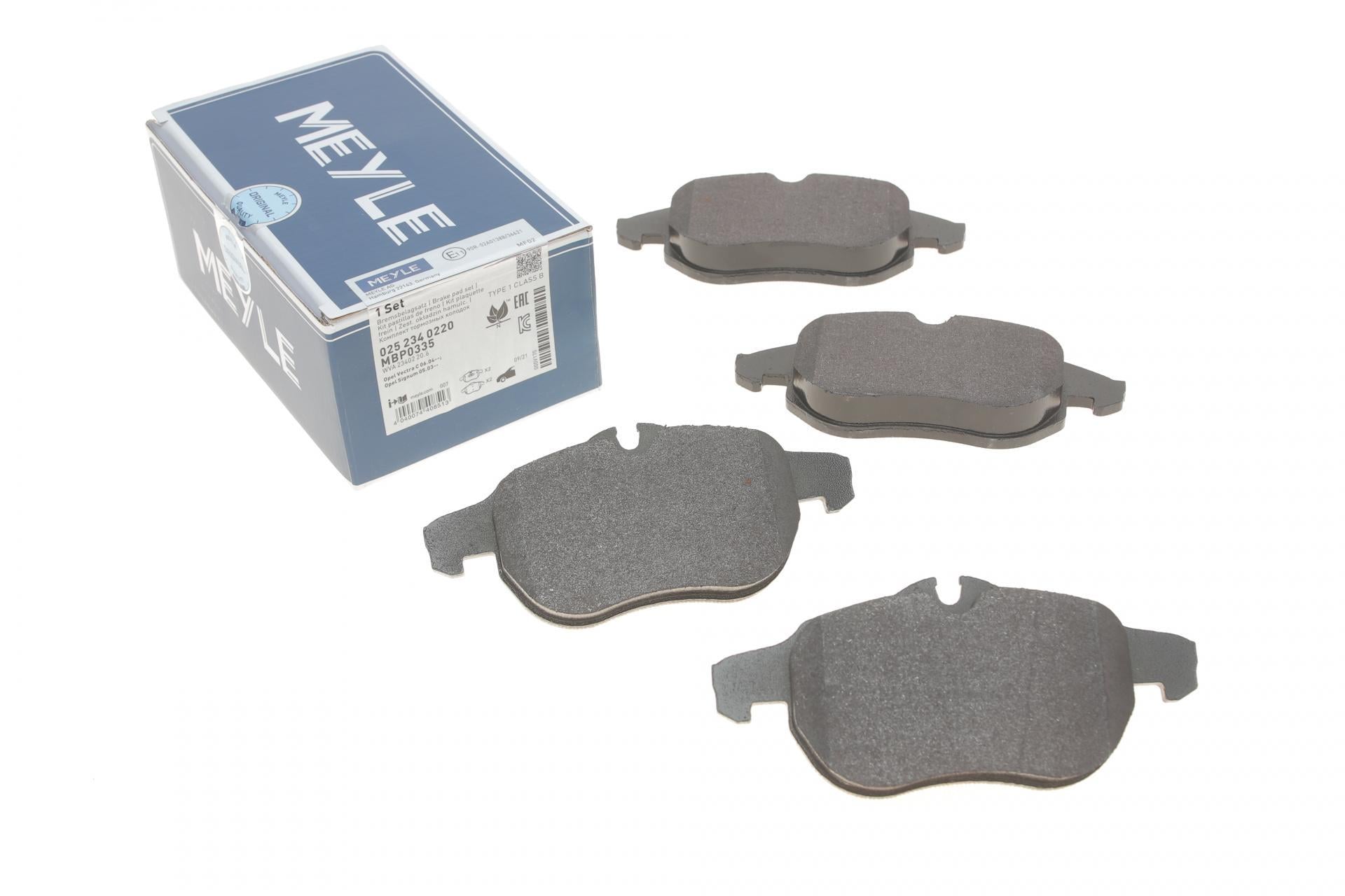 Колодки тормозные передние Meyle для Opel Vectra C/Signum 03- (025 234 0220)