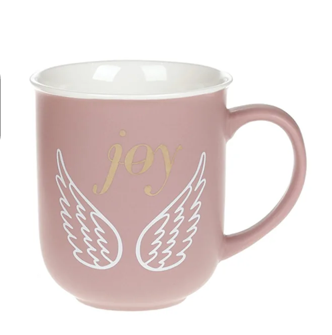 Чашка фарфоровая Flora Розовое настроение Крылья 0,35 л 31956