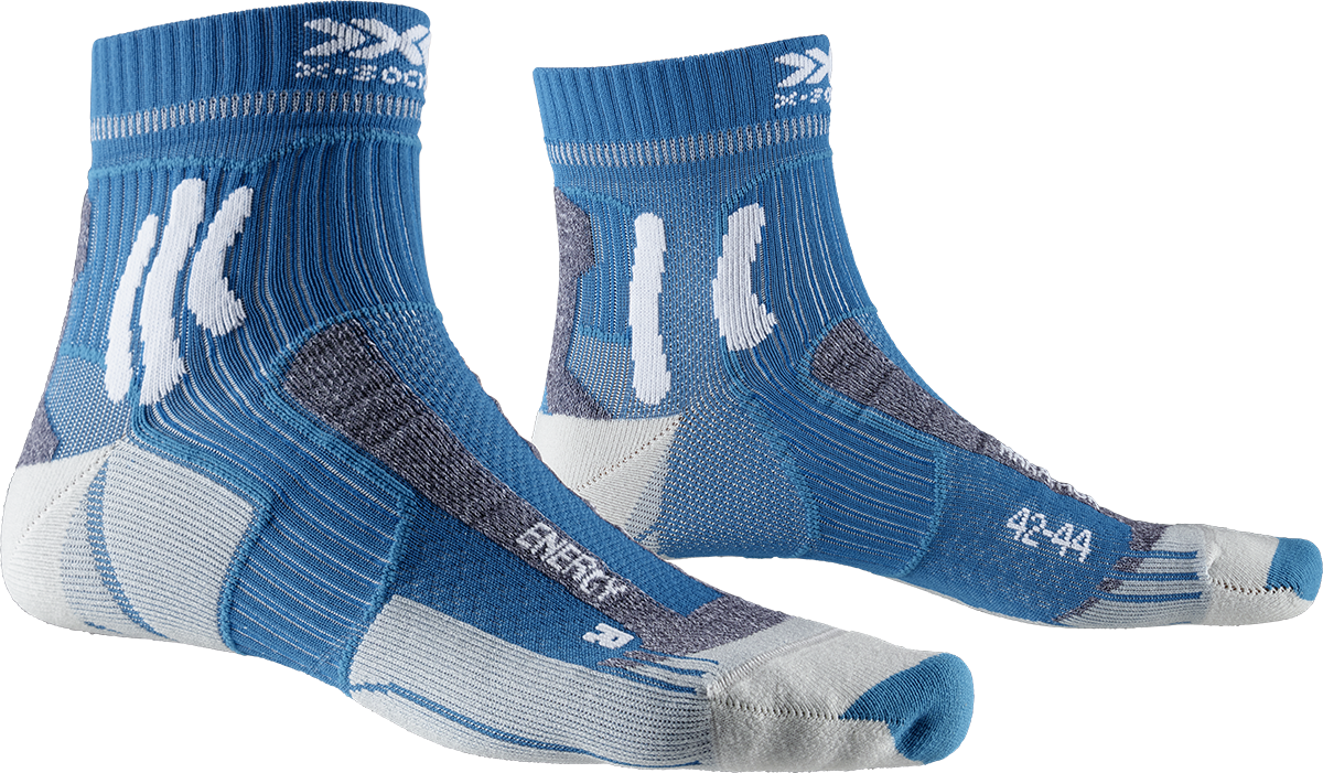 Беговые носки X-SOCKS Marathon Energy 4.0 XS-RS10S19U-A002 p. 39/41 Teal Blue/Arctic White - фото 1