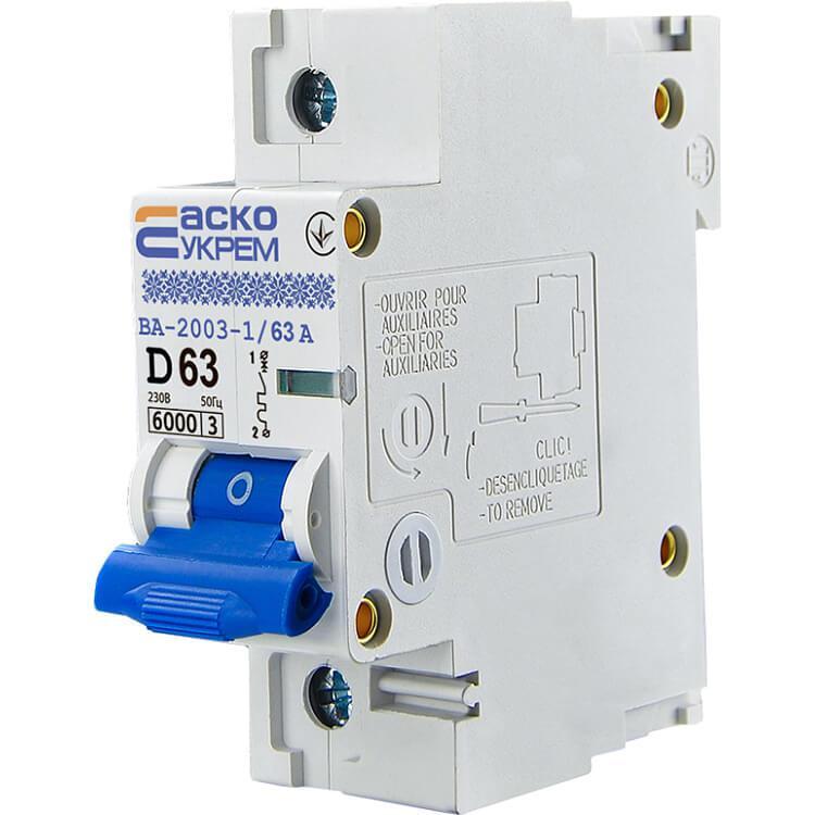 Автоматический выключатель АСКО-УКРЕМ ВА-2003 63А 1 полюс (2348862574)