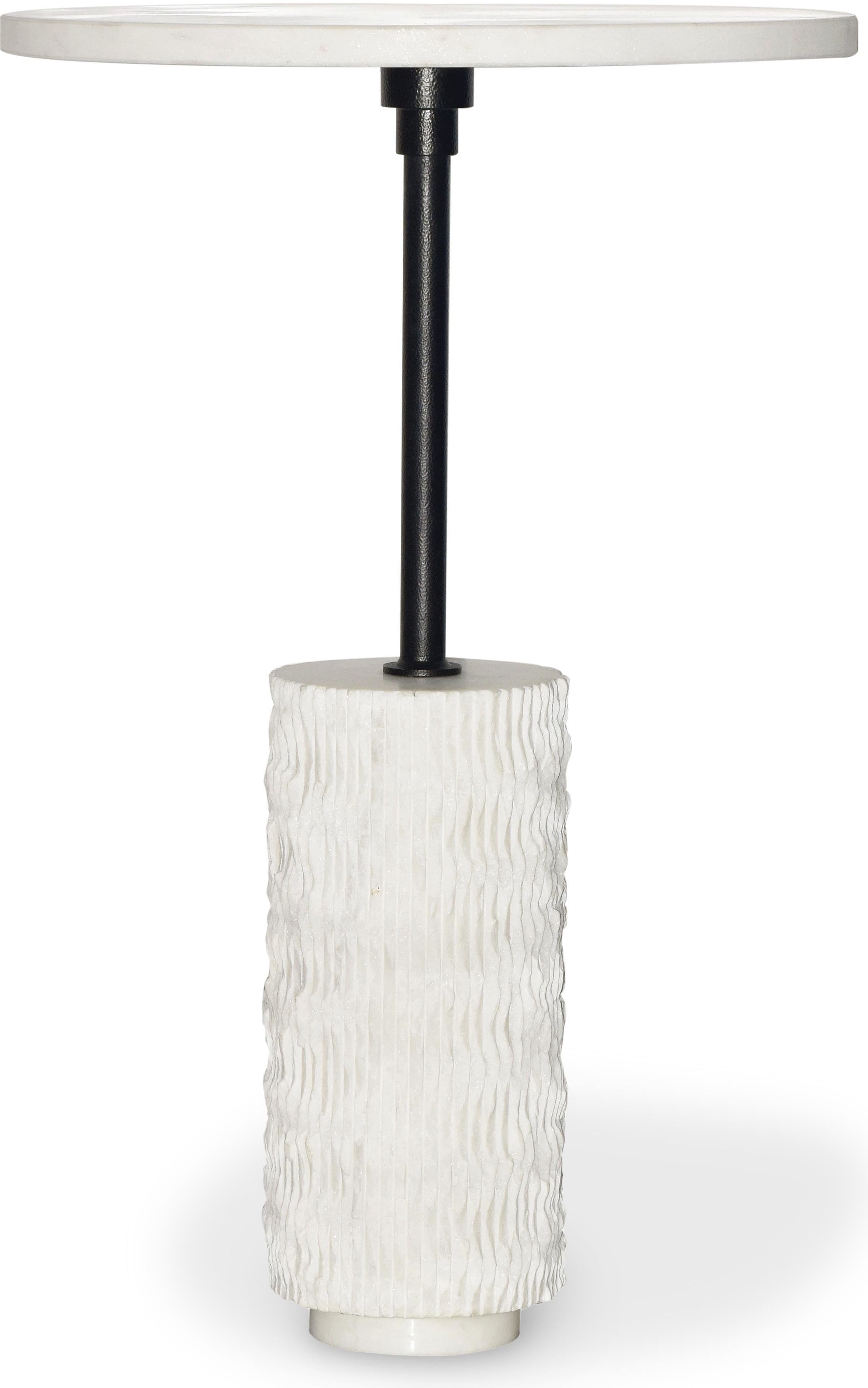 Журнальный столик Tilt 35 см White banswara marble (16067)