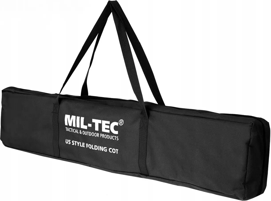 Раскладушка армейская полевая Mil-Tec US Type Style 120 кг 195x65 см Black (14402002) - фото 7 Раскладушка армейская полевая Mil-Tec US Type Style 120 кг 195x65 см Black (14402002) - фото 7