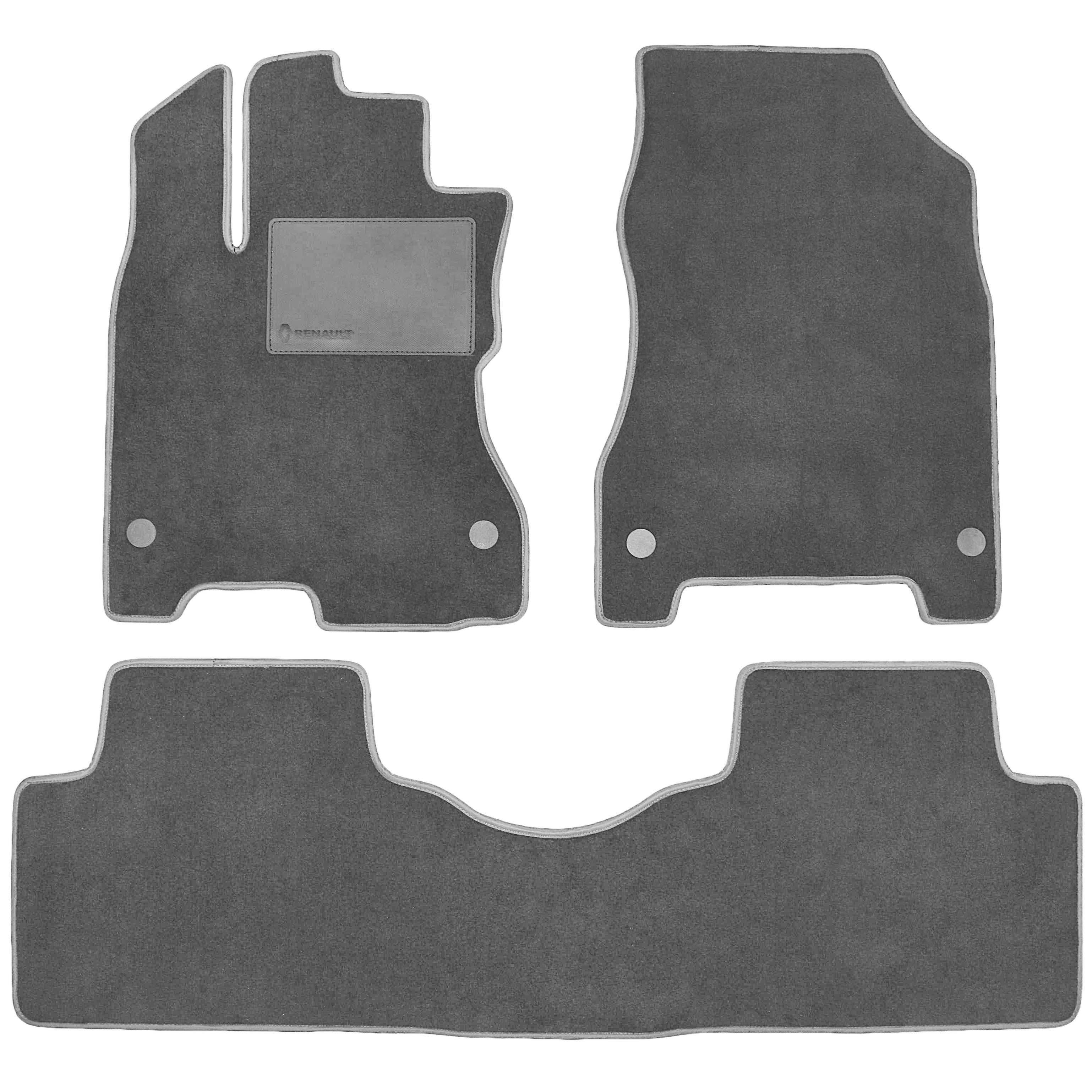 Коврики в салон Optimal для Renault Koleos '06-16 текстильные Серый