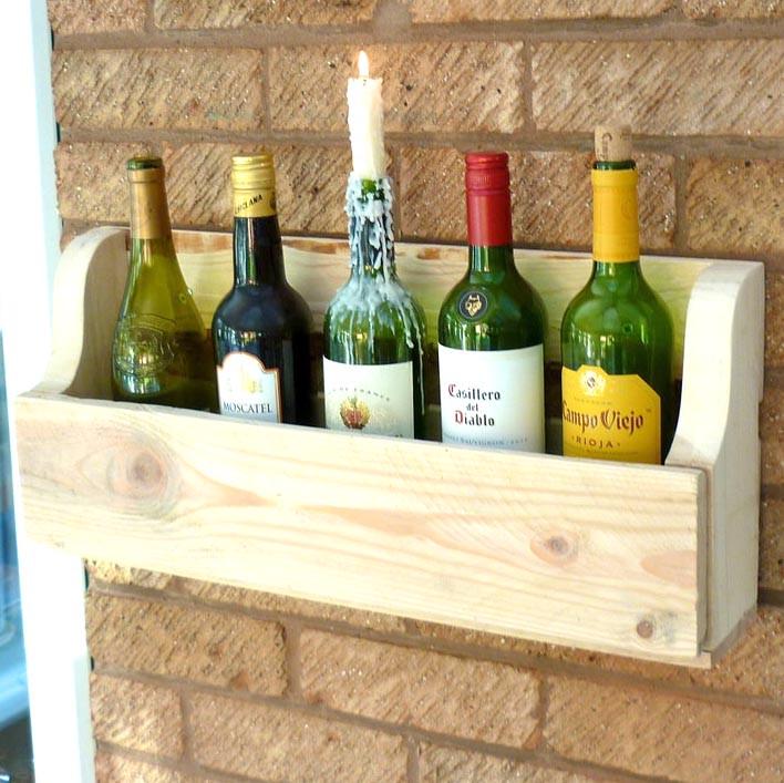 Полка настенная из дерева Бондира Бланже (ПНС/004001)