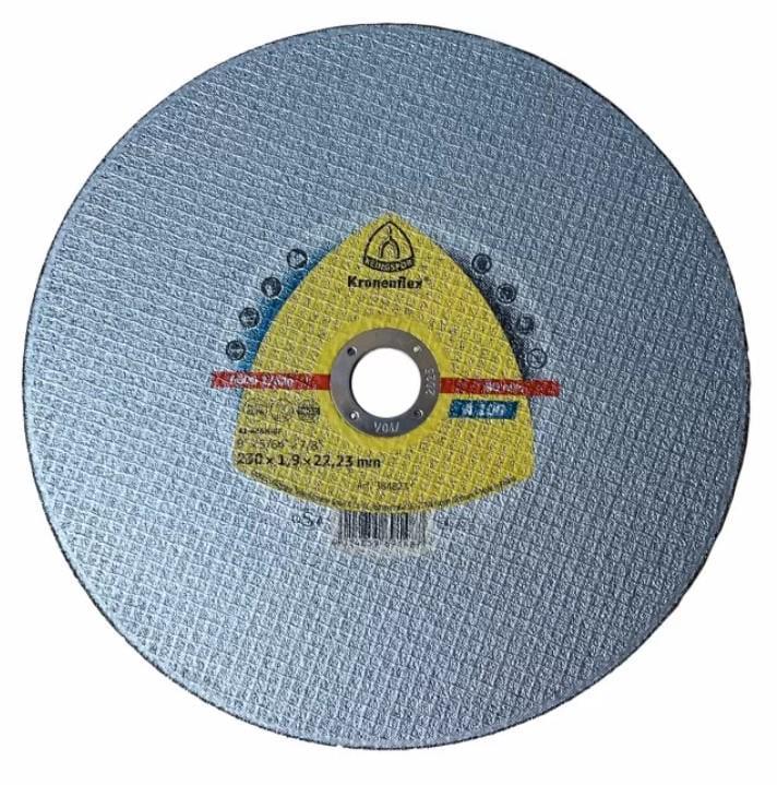 Круг отрезной по нержавеющей стали Klingspor Kronenflex A 100 Extra Inox 230х1,9х22,23 мм (23288)