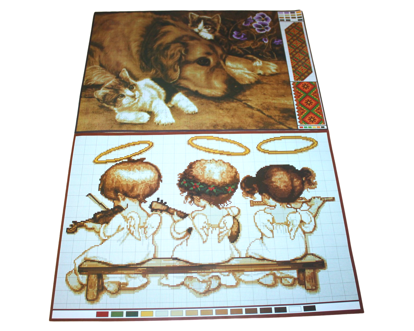 Схема для вышивания бумажные двухсторонние А3/А4/А5 А3-049 (26566903)