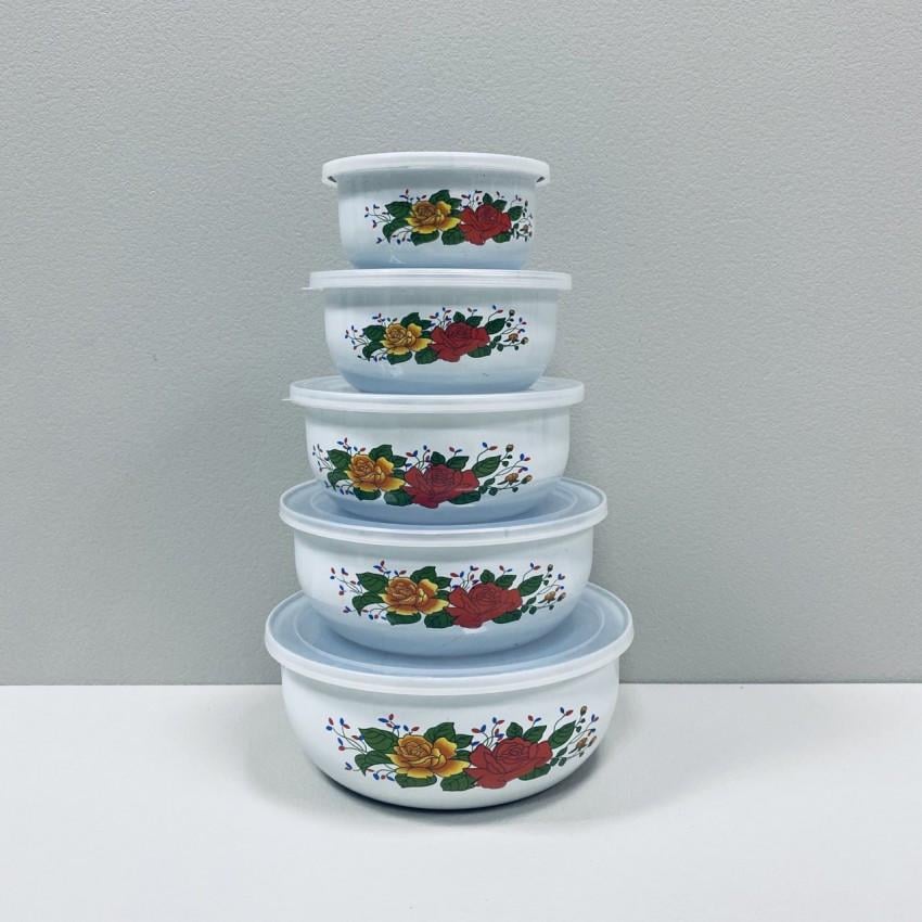 Набор лоточков A-Plus KL-58 эмалированных с пластиковыми крышками (2351503464)