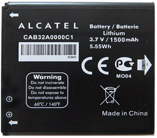 Акумулятор для Alcatel OT916 CAB32A0000C1/CAB32A0000C2