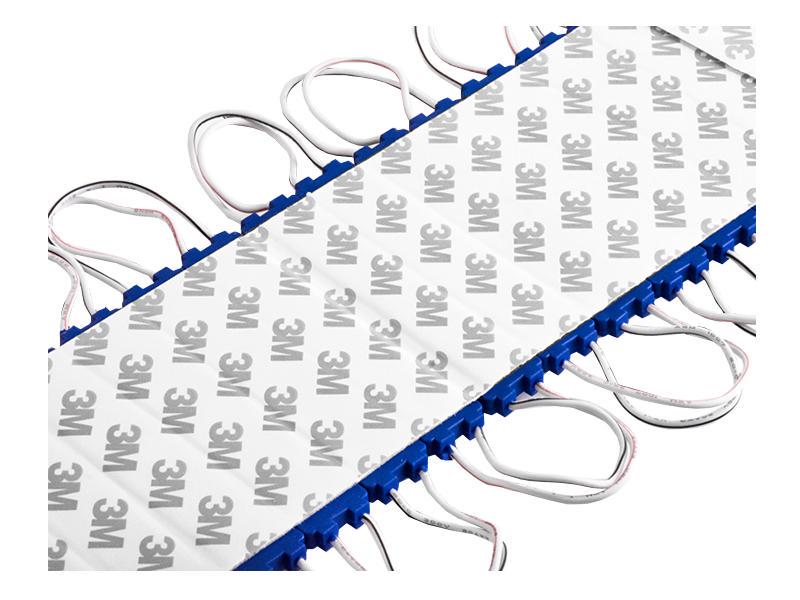 Модуль світлодіодний LEDUA 2835-3smd 12V IP65 1,5 Вт з лінзою Синій (1608) - фото 3 Модуль світлодіодний LEDUA 2835-3smd 12V IP65 1,5 Вт з лінзою Синій (1608) - фото 3