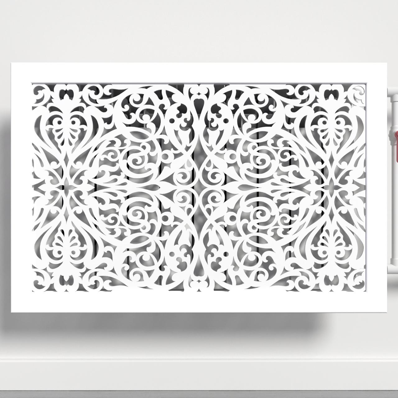 Решетка-экран на батарею SMARTWOOD 900 мм Белый (R20013104)