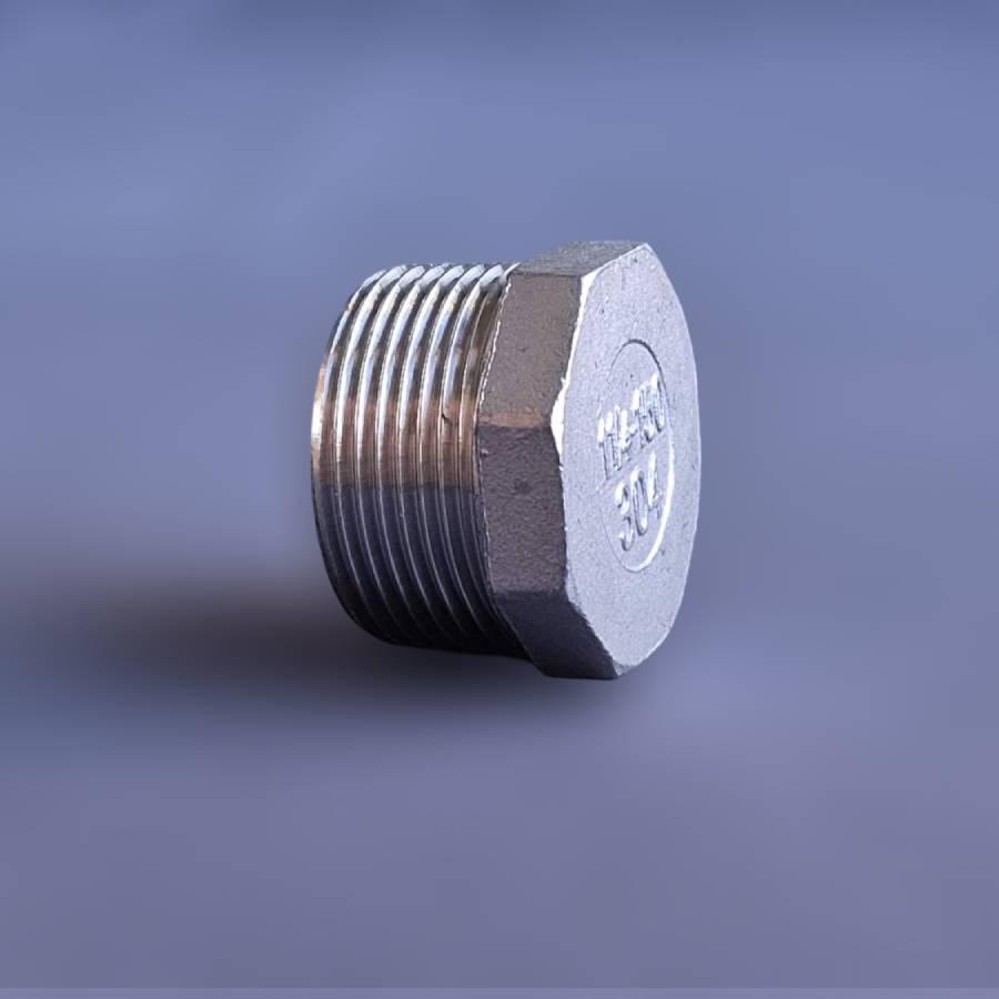 Заглушка резьбовая восьмигранная DN32 BSPP н/ж сталь AISI304 Class-150 наружная резьба 1-1/4" (29203222) - фото 2 Заглушка резьбовая восьмигранная DN32 BSPP н/ж сталь AISI304 Class-150 наружная резьба 1-1/4" (29203222) - фото 2
