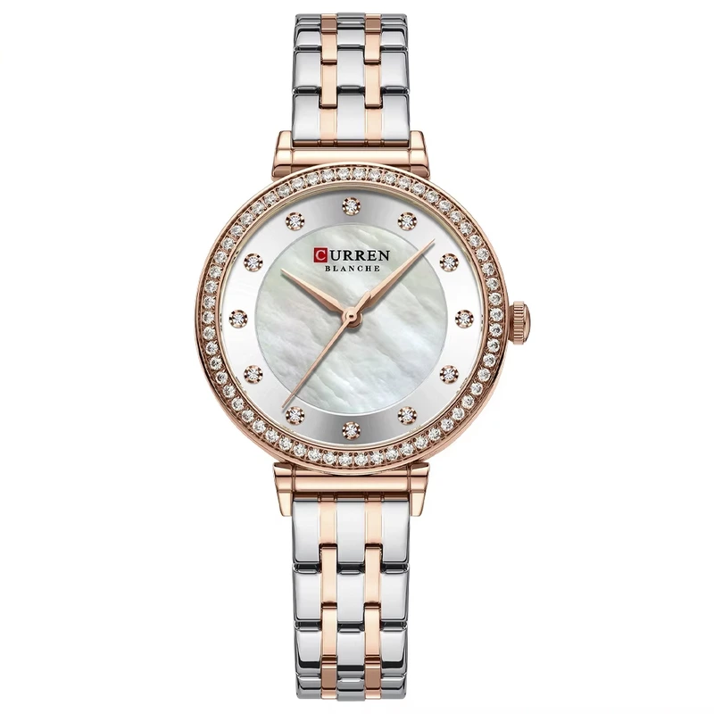 Наручний годинник Curren 9087 Gold/Silver/White